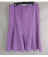 Vintage G.W. Division Of Graff Petite Womens Purple 100% Polyester Skirt... - $21.55 CAD