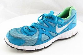 Nike Revolution 2 Youth Boys Shoes Sz 4 M Blue Mesh Running - £17.40 GBP