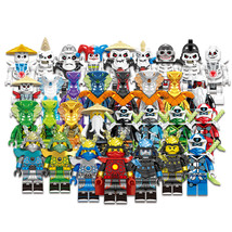 32Pcs Ninjago Minifigure Ice Emperor Master Wu Snake Skeleton Soldier Mi... - $21.59