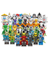 32Pcs Ninjago Minifigure Ice Emperor Master Wu Snake Skeleton Soldier Mi... - $405.70 MXN