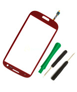 Touch Screen Glass digitizer replacement for red SamSung GALAXY s3 s III... - £26.58 GBP