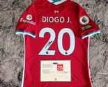 20/21 Liverpool Home DEBUT Jersey/Shirt Diogo Jota SIGNED - COA - 2020 - $111.69