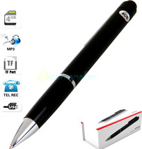 USB Voice Audio Stereo sound recording digital USB secret 4gb SPY Pen sm... - £28.83 GBP