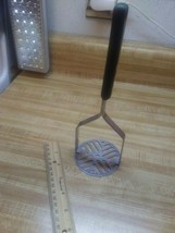 Ekco Forge stainless steel potato masher with anvil emblem - $18.99