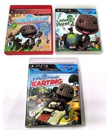 Lot of 3 Little Big Planet Games Sony PlayStation 3 PS3 1 and 2 And Karting - £19.01 GBP