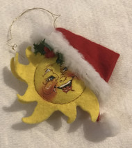 Retired 1994 Smiling Sun Santa Hat Annalee Mobilitee Collector Ornament ... - $24.44
