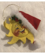 Retired 1994 Smiling Sun Santa Hat Annalee Mobilitee Collector Ornament ... - £19.42 GBP
