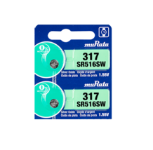 Murata 317 (SR516SW) Silver Oxide Watch Battery (2 Count) - Replaces Son... - $5.16