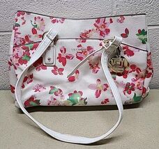 Liz Claiborne Floral Shoulder Purse Bag - 12" - $24.89