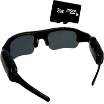 sun glasses with hidden mini secret spy security camera video recorder 1080P HD - £31.96 GBP