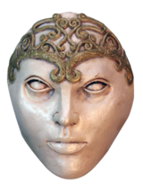  Greek Goddess Mask Halloween Costume Latex Mask Cosplay Adult One Size - $25.74