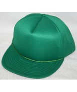 Vintage 90s OTTO Green Blank Adjustable Snapback Trucker HAT / CAP Vtg - €16,07 EUR