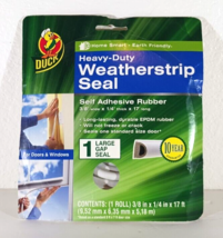 Duck Brand Heavy-Duty White XL Gap Rubber Weatherstrip Seal, 0.5&quot; x 0.31... - $89.40 MXN