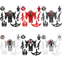 6Pcs Venom 3 Minifigures Carnage Riot Anti-Venom Assembly Building Block... - £17.24 GBP