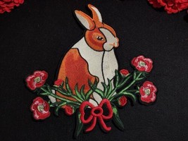 Rabbit patch, Fashion Embroidered Animal patch - $10.88