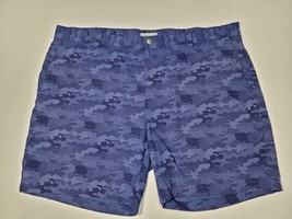 Peter Millar Shorts Mens 42 Blue Camo Golf Shackleford Performance Chino... - €20,16 EUR