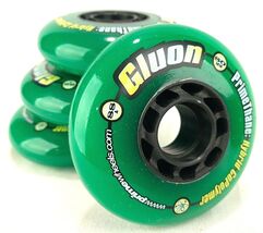 Set of 4 Prime Inline Wheels 88A  80mm-GLUON PrimeThane: Hybrid CoPolyme... - $37.49