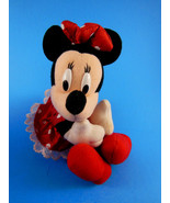 Minnie Mouse Plush 8&quot; With Clip Clasp Hands Grab It Disney Mattel doll - $9.25