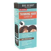 2 Marc Anthony Thinning Hair Cover Up Thickening Hair Fibers Light Med B... - £28.55 GBP