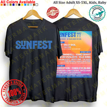 Sunfest Music Festival 2024 T-shirt All Size Adult S-5XL Kids Babies Toddler - £18.98 GBP+