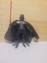 Star Wars Darth Vader Action Figure With Lightsaber and Cloth Cape 2004 - 3.75&quot; - £10.14 GBP