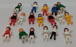 Playmobil Geobra Vintage Lot Of 18 Characters People 3&quot; Inch Action Figu... - $14.89