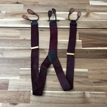 Trafalgar Burgundy 1.5” Suspenders - £14.62 GBP