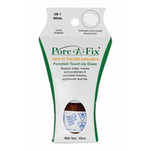 Porc-A-Fix Touch Up Repair Glaze - Gerber - White - GB-1 - $27.99
