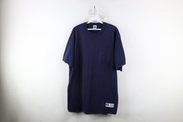 Vintage 90s Russell Athletic Mens 2XL Faded Blank Heavyweight Cotton T-Shirt USA - £36.98 GBP