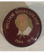 William Shakespeare 1564-1616 Small Decorative Pin - £5.46 GBP