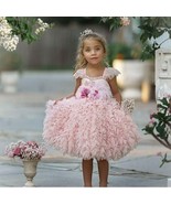 Dollcake Happily Ever After Pink Dress w/ Sash &amp; Storage Bag Sz 7 - £210.76 GBP
