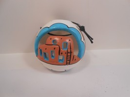 Southwestern Style Pottery Ornament Hand painted signed AH 2018 - $14.00