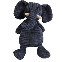 Jellycat London Plush Cordy Roy Blue Elephant Stuffed Animal Ribbed 15&quot; - £11.83 GBP