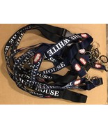 4 WHITE HOUSE LANYARD w DETACHABLE KEY RING USA FLAG = FOUR REPUBLICAN D... - $22.77 CAD
