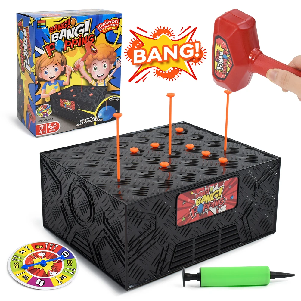 Multiplayer Tabletop Balloon Explosion Game Fun Party Adventure &amp; Knock ... - $29.99