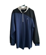 NIKE AIR JORDAN Men’s Blue &amp; Black Quarter Zip Track / Warmup Jacket Siz... - €28,31 EUR