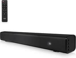 Pyle Home Theater Soundbar Speaker - Wave Base Streaming Tabletop Stand Mount Tv - $90.97