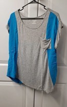 Lane Bryant Women&#39;s Shirt Top Size: 14/16 Ladies Short Sleeve - $16.82