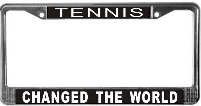 Primary image for Tennis Occupy Wall Street License Plate Frame (Stainless Steel)