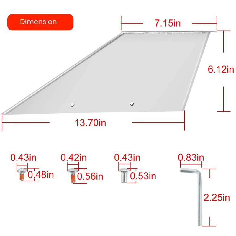 27051 Skeg Guard Protector Safe-Skeg (9 Pcs/Set) for Mercury Mercruiser Bravo - £82.04 GBP