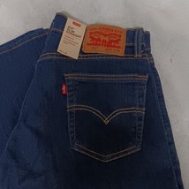 Levi&#39;s 513 Slim Straight Blue Jeans Dark Wash New With Tags - $42.95