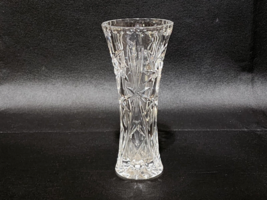 Crystal 6&quot; Bud Vase By LENOX Diamond And Pinwheel Pattern, Notched Rim -... - €15,43 EUR