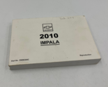 2010 Chevy Impala Owners Manual Handbook OEM E01B33028 - £21.23 GBP