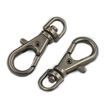 Fujiyuan 50 pcs Swivel Lobster Clasps Metal Findings Clips Snap lanyard Bags Pac - £5.91 GBP