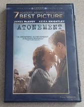 Atonement DVD Movie 2008 Full Screen - £3.89 GBP