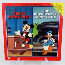 Mickey Knows Best &amp; The Importance of Being Donald LASERDISC Disney 2 Mo... - £9.10 GBP