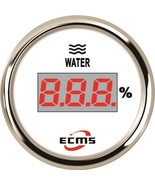 Marine Boat Digital Water Tank Level Gauge 240-33ohms 9-32V 52mm 2” 316L... - $27.34 CAD