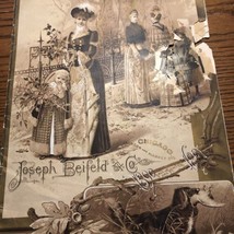 Original 1890-1891 Joseph Beifeld Vintage Clothing Catalog Chicago Il. - £19.99 GBP