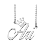Ari Name Necklace Tag with Crown for Best Friends Birthday Party Gift - $15.99