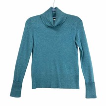 Cynthia Rowley Sweater Women&#39;s Extra Small Blue Cashmere Turtleneck Pullover - £14.52 GBP